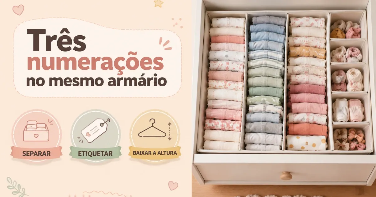 Como Organizar o Guarda-Roupa Infantil: o Método da Troca de Armário
