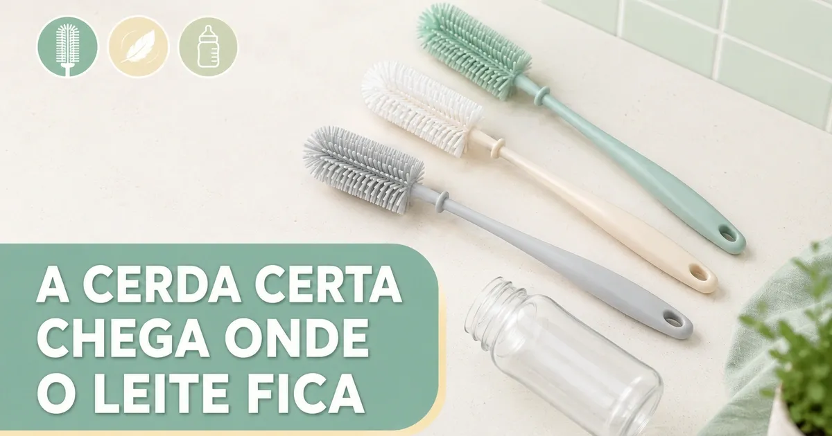 Escova de Mamadeira: Náilon ou Silicone, Que Comprimento e as 6 Melhores