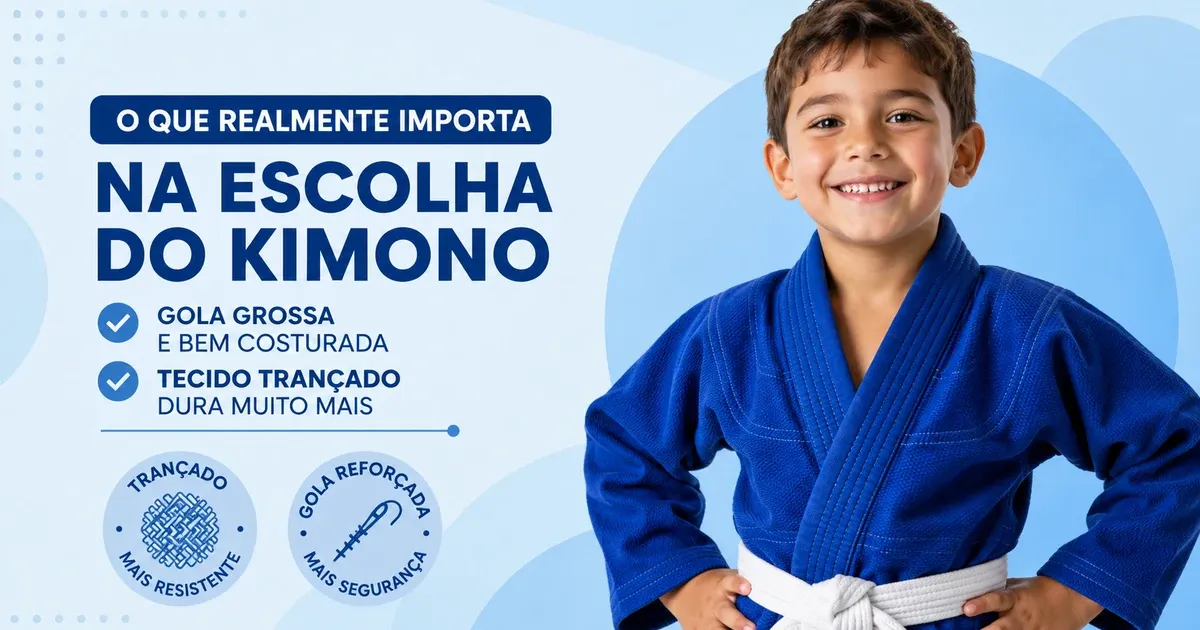 Kimono de Jiu-Jitsu Infantil: Tamanho por Altura, Trançado ou Sarja e os Melhores