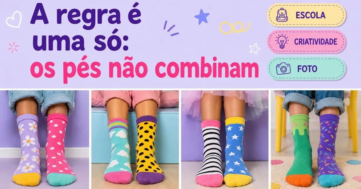 Meia Maluca Infantil: Ideias para a Escola e as Melhores para Comprar