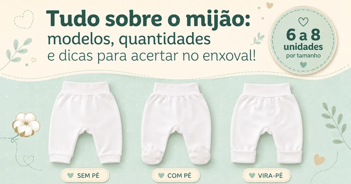 Mijão de Bebê: O Que É, Quantos Comprar e os Melhores Kits