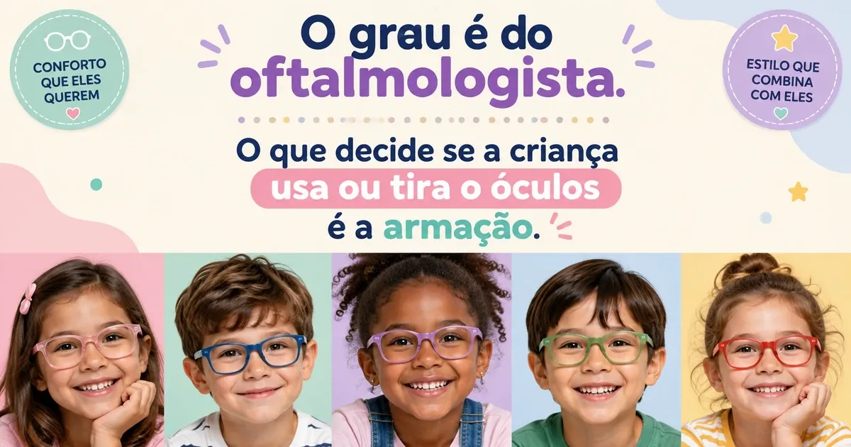 Óculos de Grau Infantil: Como Escolher a Armação que a Criança Usa