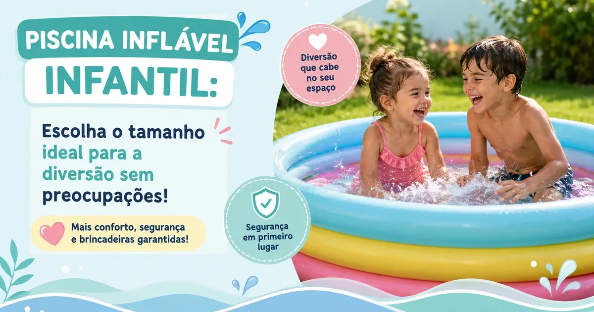 Piscina Inflável Infantil: Quantos Litros por Idade e as 6 Melhores