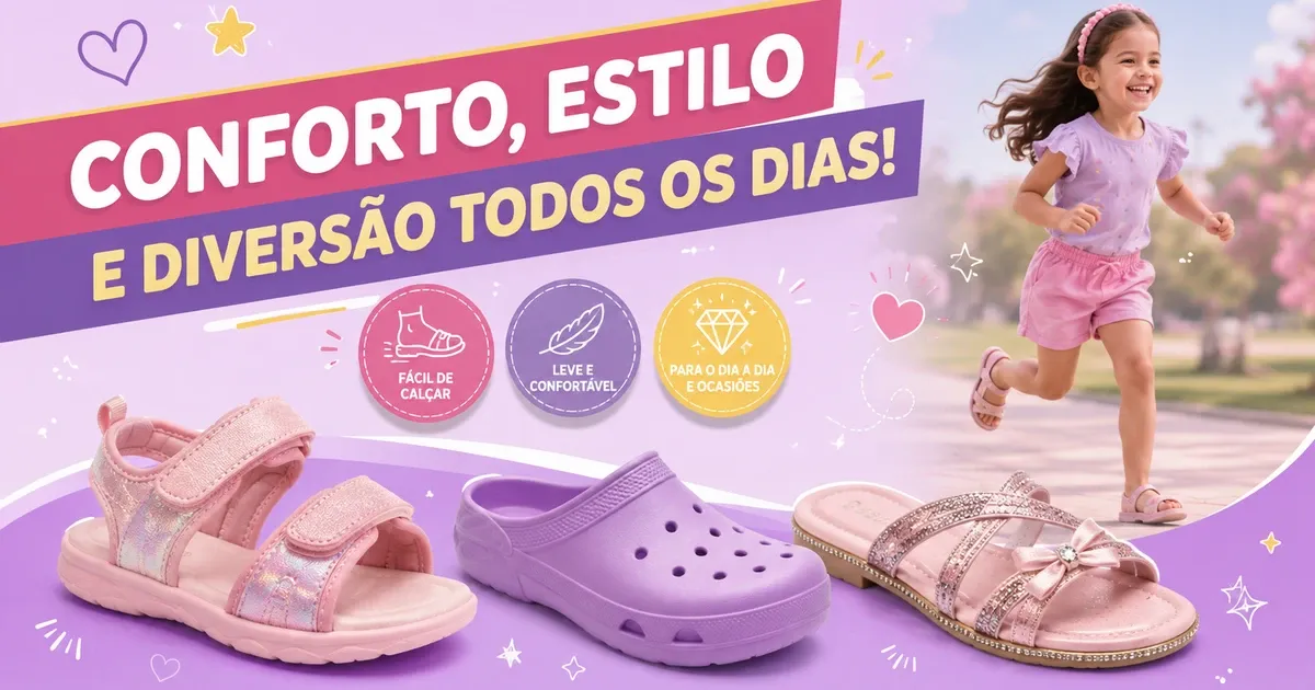 Sandália Molekinha Infantil: Papete, Clog e as Melhores para Comprar