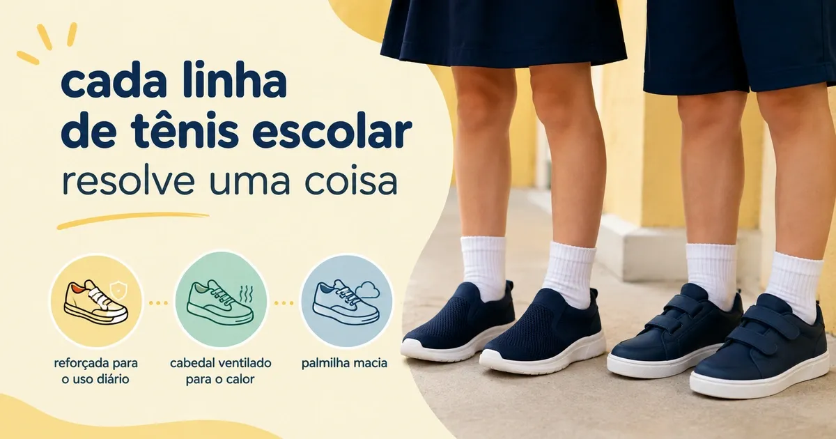 Tênis Kidy Infantil: O Que Cada Linha Resolve e Quais Comprar