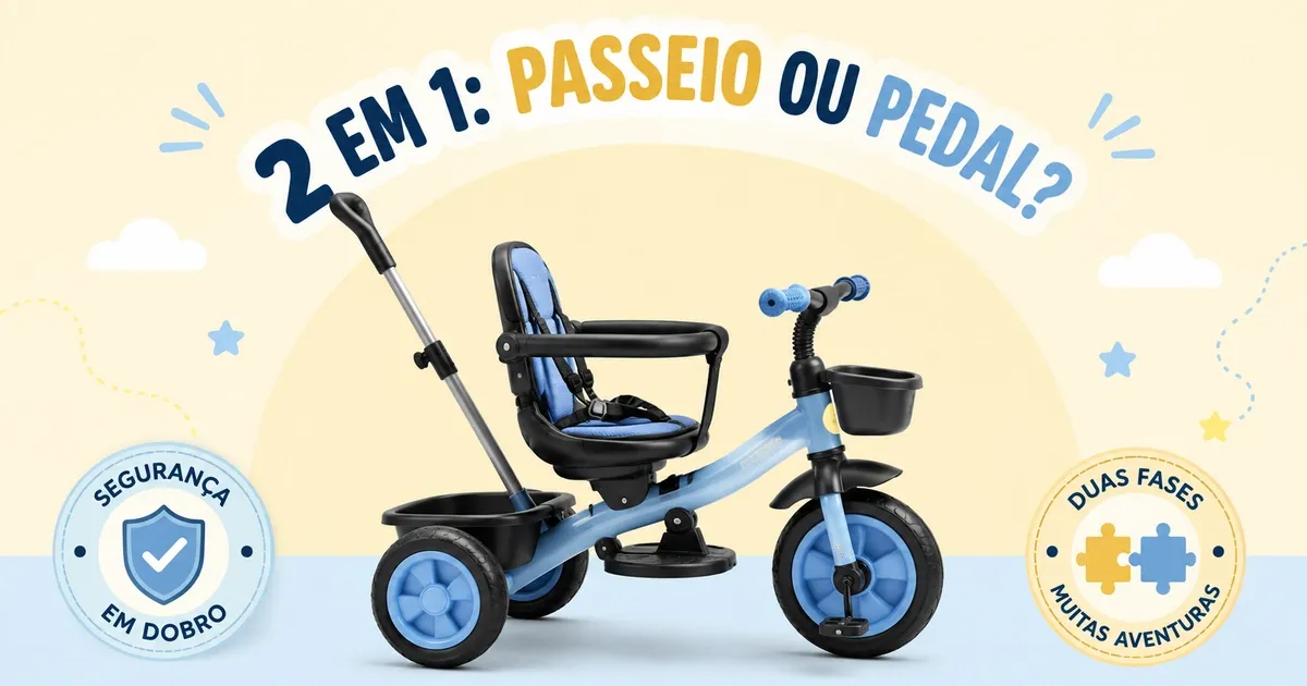 Triciclo Infantil com Empurrador: Como Escolher e os 6 Melhores