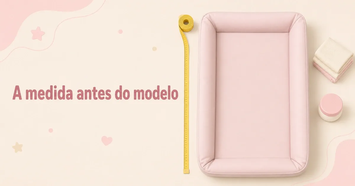 Trocador de Bebê: Que Medida Cabe e Qual Tipo Escolher