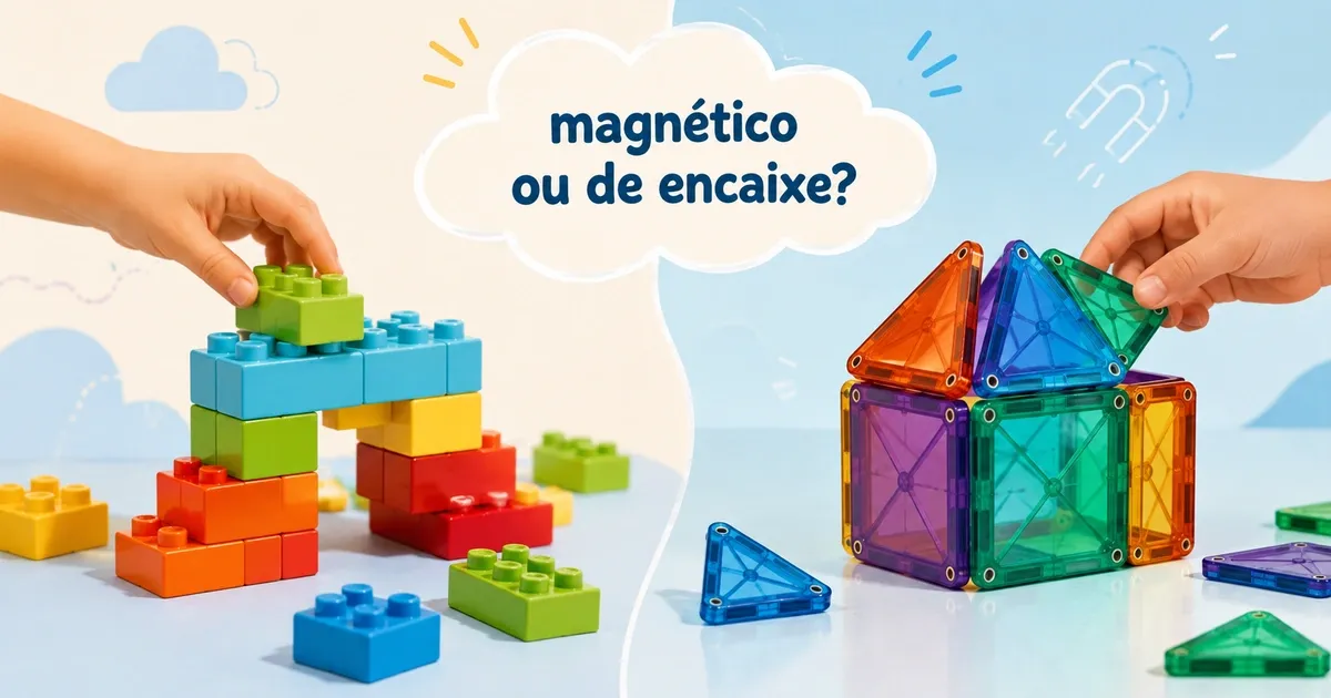 Blocos de Montar Infantil: Qual Conjunto por Idade e Magnético ou de Encaixe