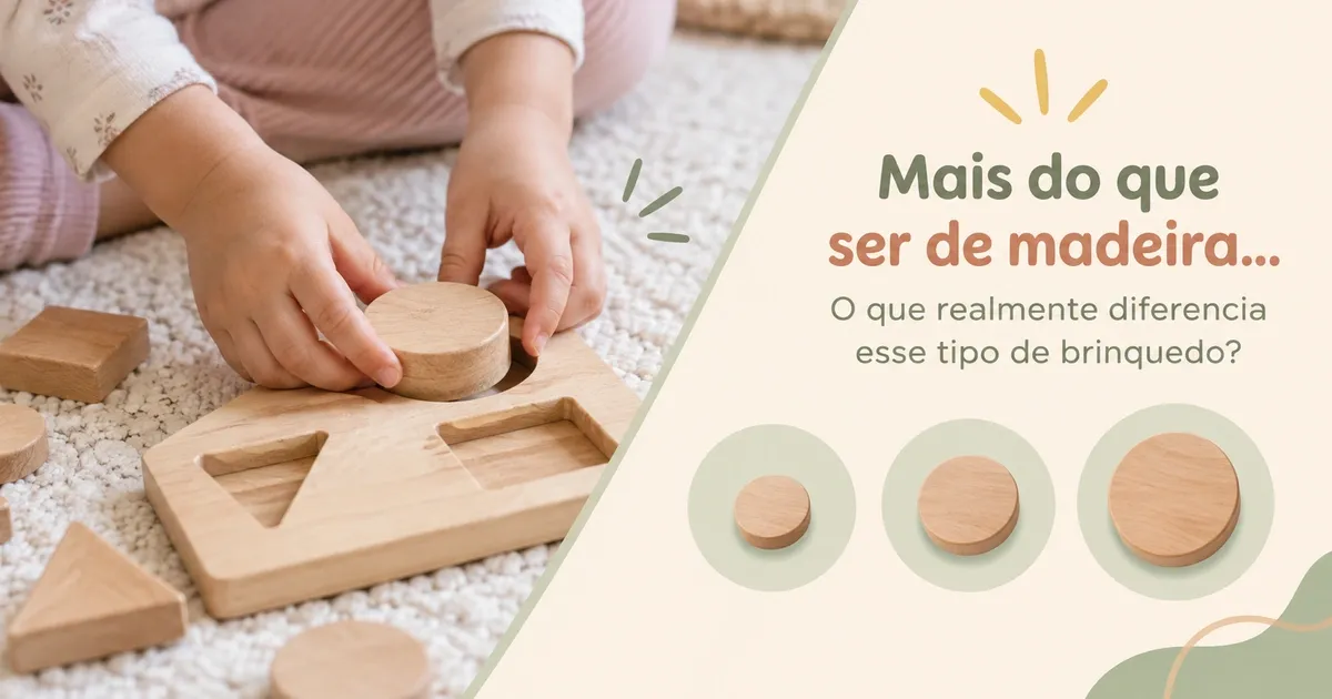 Brinquedo Montessoriano: O Que Diferencia de um Brinquedo de Madeira Qualquer