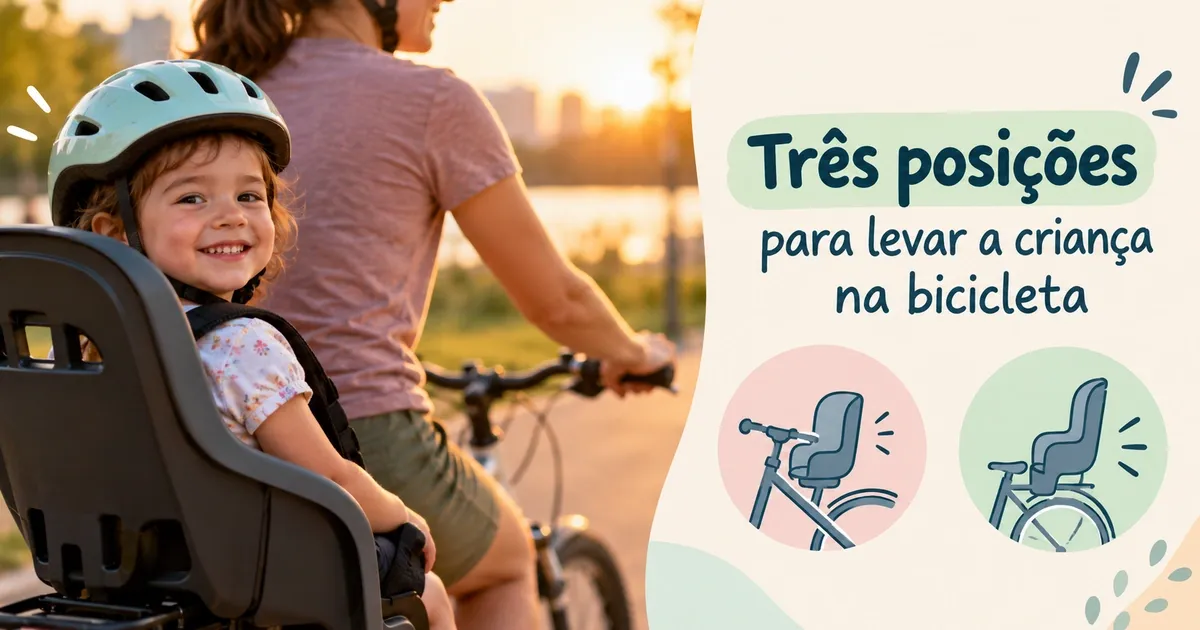 Cadeirinha para Bicicleta: Dianteira ou Traseira, e o Que Conferir na Sua Bike