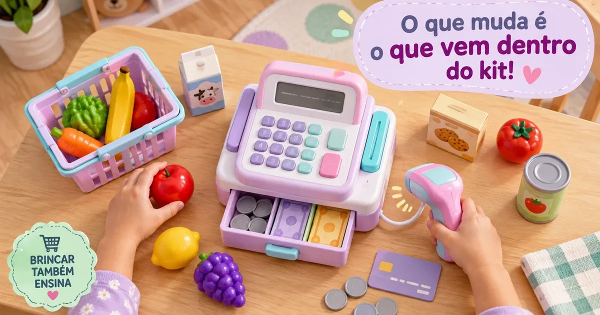 Caixa Registradora Infantil: O Que Vem no Kit