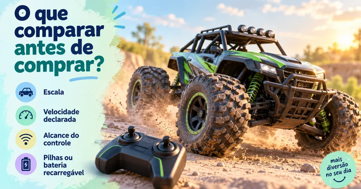 Carrinho de Controle Remoto: Drift, Off-Road ou Acrobático?