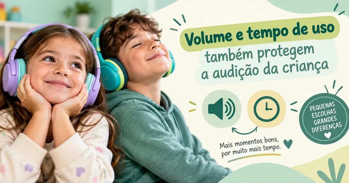 Fone de Ouvido Infantil: Limitador de Volume, Tempo de Uso e Como Escolher