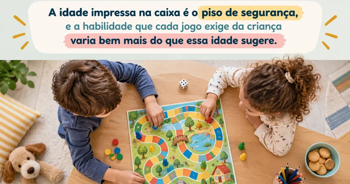 Jogo de Tabuleiro Infantil: Qual Idade, Quanto Dura e os 6 Melhores