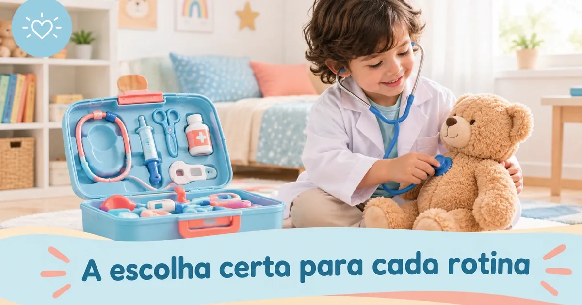 Kit Médico Infantil: Maleta, Mochila ou Carrinho?