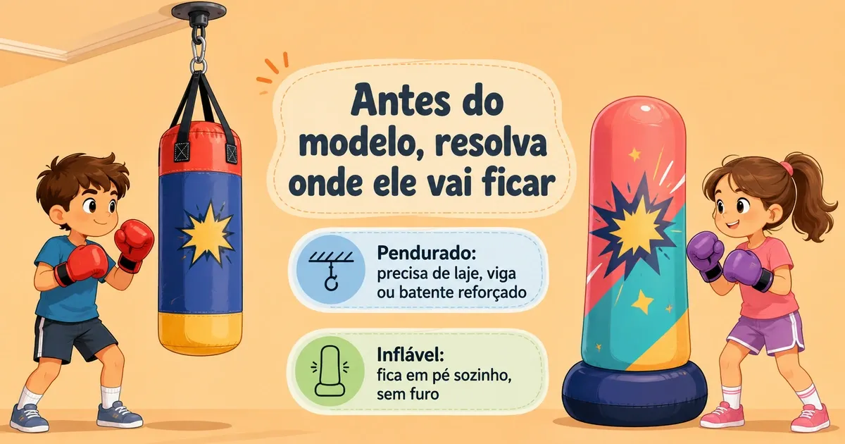 Saco de Pancada Infantil: Que Altura Comprar e Onde Pendurar