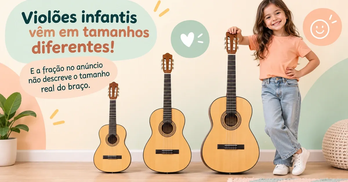 Violão Infantil: Qual Tamanho Escolher