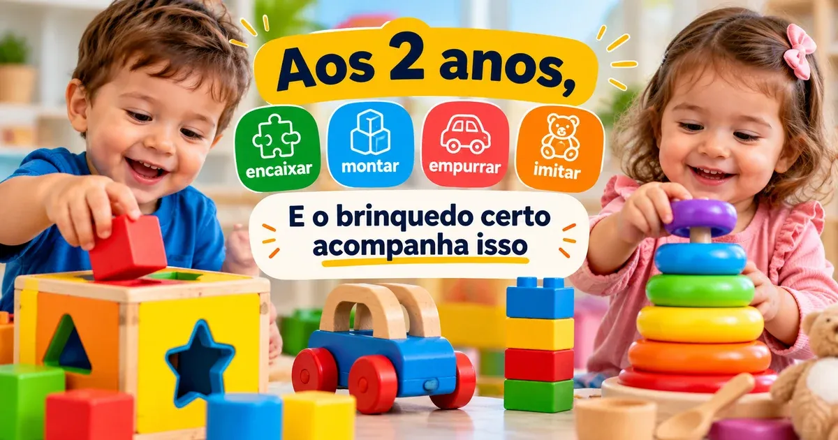 Brinquedo para criança de 2 anos: 5 educativos para menino e menina