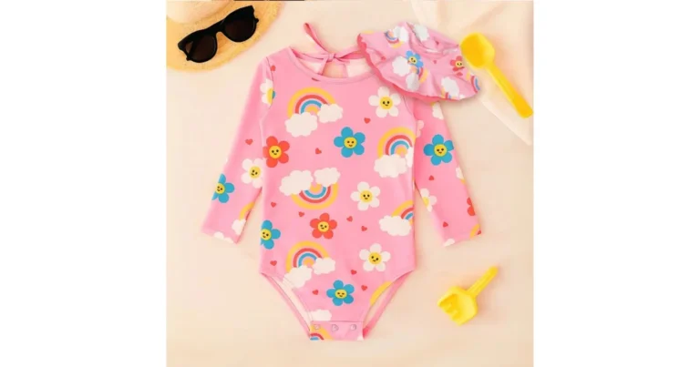 Maiô Infantil Menina UV 50+ Bloqueia 98% dos Raios