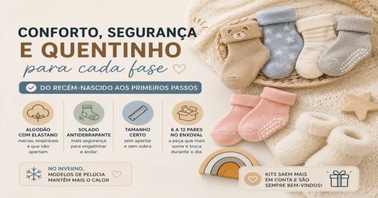 Non-Slip Baby Sock Kit for winter and first steps